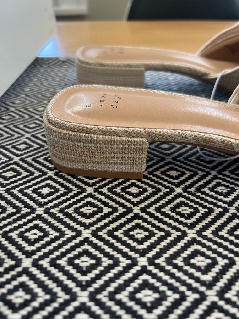 Beige Ruffle Sandal - Picture 3 of 6